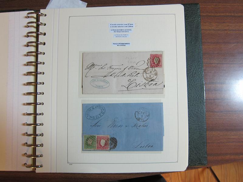 0014 (77).jpg -     Lote:    14      Marcofilia      Lotes Especiais       Descrição:      Portugal.   Colecção montada em dois álbuns com estudo especializado das marcas de duplo círculo e circulares do Porto, com selos de diversas emissões e cartas. Lote a ver.        Lote       Valor Base:     &euro; 1.500,00     Valor Venda:     &euro; 1.500,00     